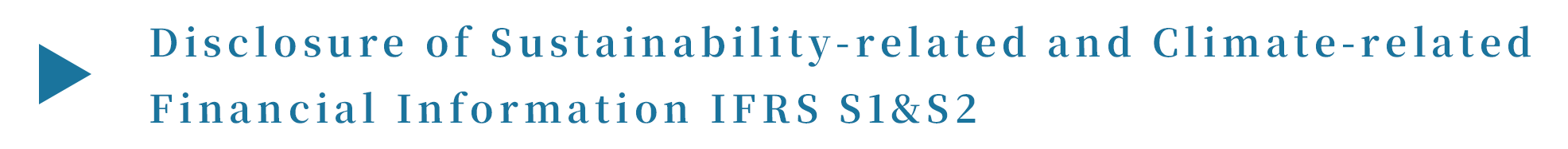 永續及氣候財務資訊揭露 IFRS S1&S2